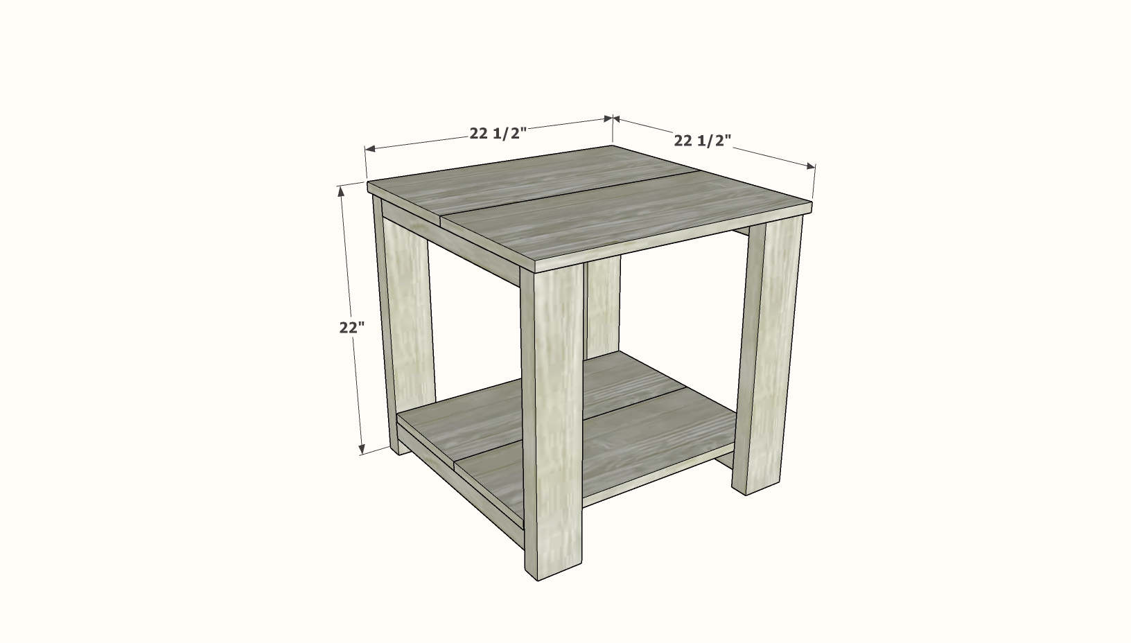 Bedroom side table plans